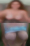Naked woman having shops